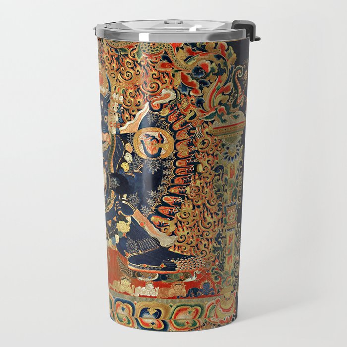 Tantric Buddhist Vajrabhairava Deity 2 Travel Mug Gallery Image 2