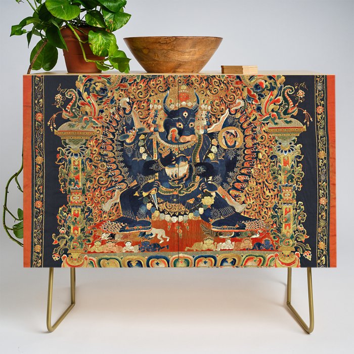 Tantric Buddhist Vajrabhairava Deity 2 Credenza Gallery Image 1