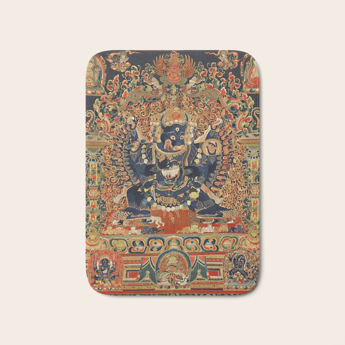 Tantric Buddhist Vajrabhairava Deity 2 Bath Mat Gallery Image 1