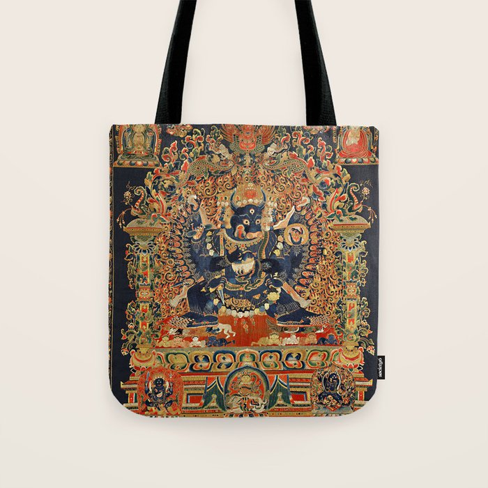 Tantric Buddhist Vajrabhairava Deity 2 Tote Bag Gallery Image 1