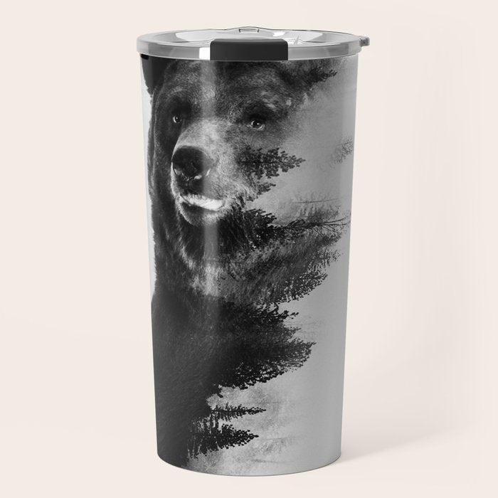 Observing Bear Travel Mug Gallery Image 1
