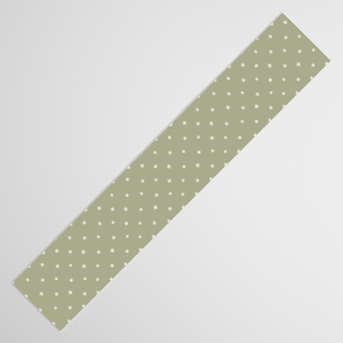 Sparkles Sage Green Table Runner Gallery Image 3