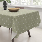 Sparkles Sage Green Tablecloth Gallery Image 3