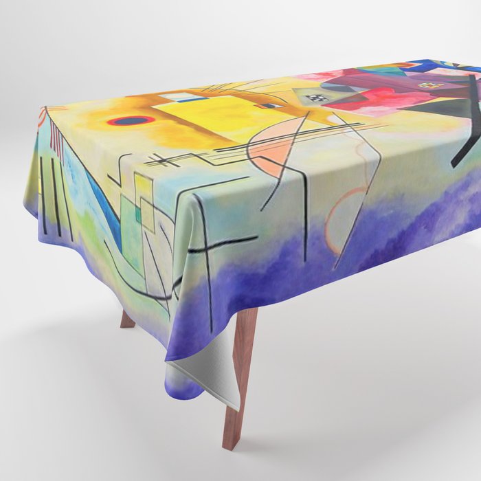 Wassily Kandinsky Yellow Red Blue Tablecloth Gallery Image 1