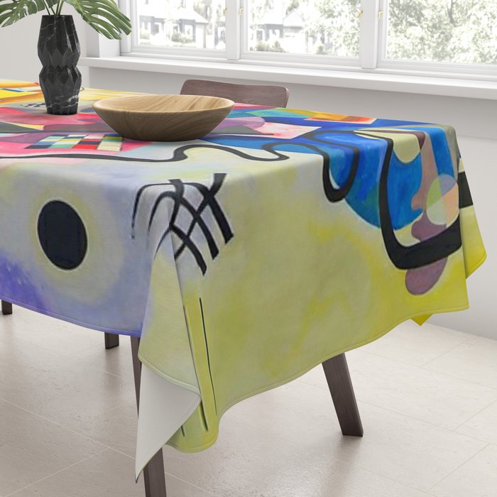 Wassily Kandinsky Yellow Red Blue Tablecloth Gallery Image 3