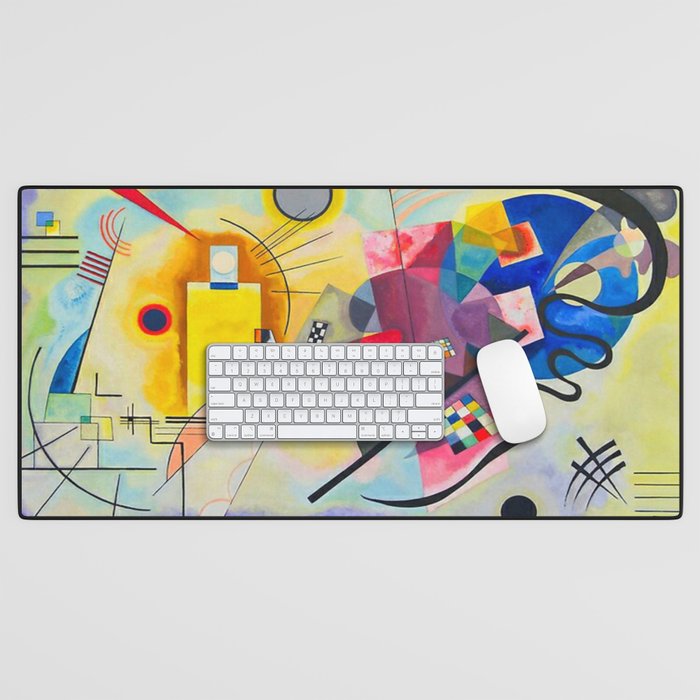 Wassily Kandinsky Yellow Red Blue Desk Mat Gallery Image 1