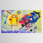 Wassily Kandinsky Yellow Red Blue Tablecloth Gallery Image 2