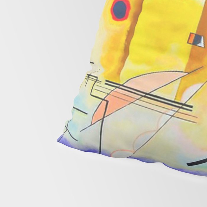 Wassily Kandinsky Yellow Red Blue Pillow Sham Gallery Image 4