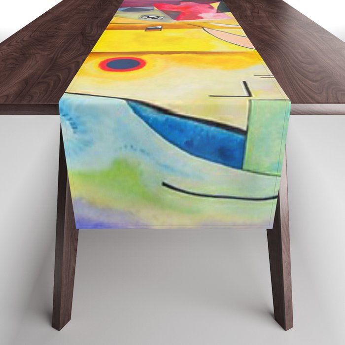 Wassily Kandinsky Yellow Red Blue Table Runner Gallery Image 1