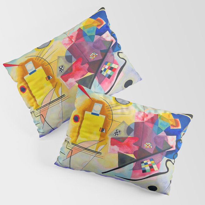 Wassily Kandinsky Yellow Red Blue Pillow Sham Gallery Image 3