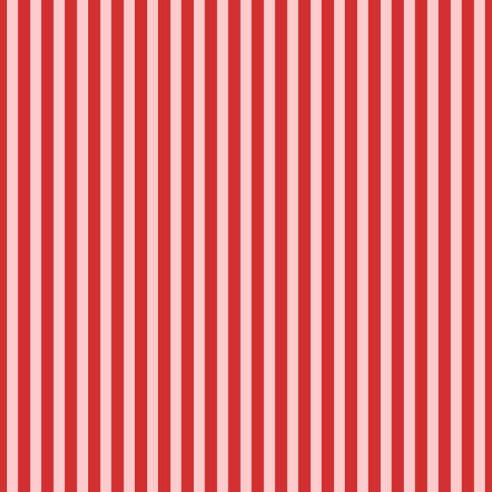 Ultra Fine Stripes Vertical Pattern in Retro Christmas Red and Pink Coffee Mug Gallery Image 2