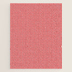 Ultra Fine Stripes Vertical Pattern in Retro Christmas Red and Pink Jigsaw Puzzle Gallery Image 1