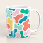 Colorful abstract art shape pattern Coffee Mug Gallery Image 1