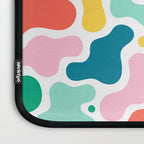 Colorful abstract art shape pattern Laptop Sleeve Gallery Image 3