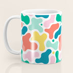 Colorful abstract art shape pattern Coffee Mug Gallery Image 3