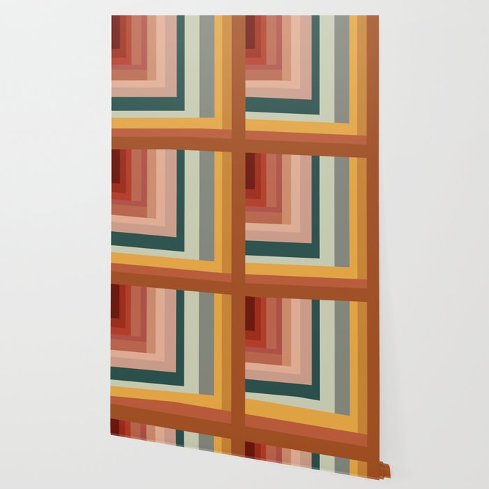 Broken Stripes warm Wallpaper Gallery Image 2