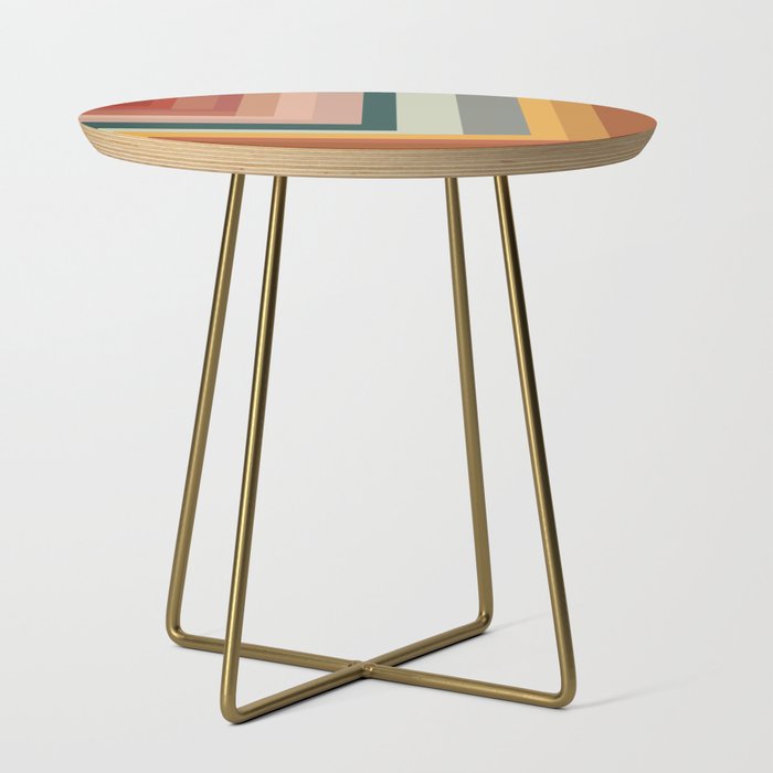 Broken Stripes warm Side Table Gallery Image 1