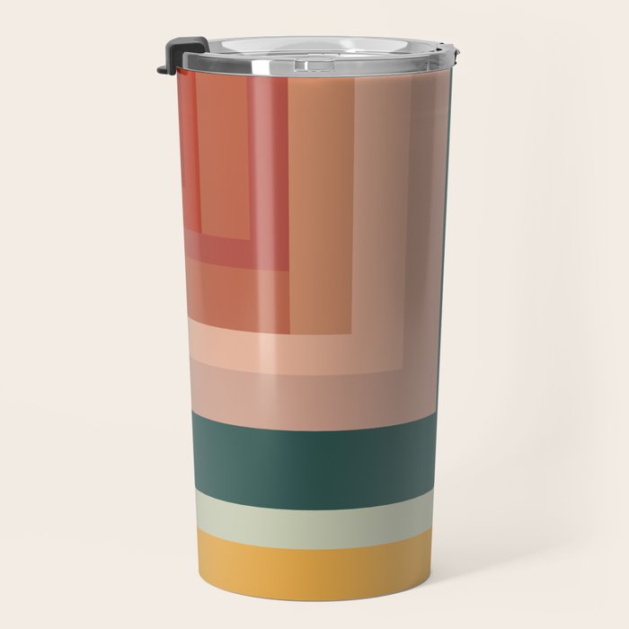 Broken Stripes warm Travel Mug Gallery Image 3