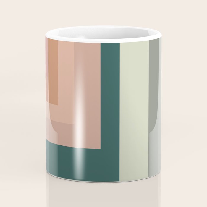 Broken Stripes warm Coffee Mug Gallery Image 4
