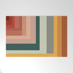 Broken Stripes warm Welcome Mat Gallery Image 1