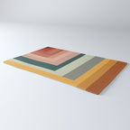 Broken Stripes warm Rug Gallery Image 3