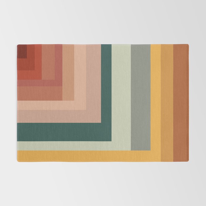Broken Stripes warm Rug Gallery Image 2