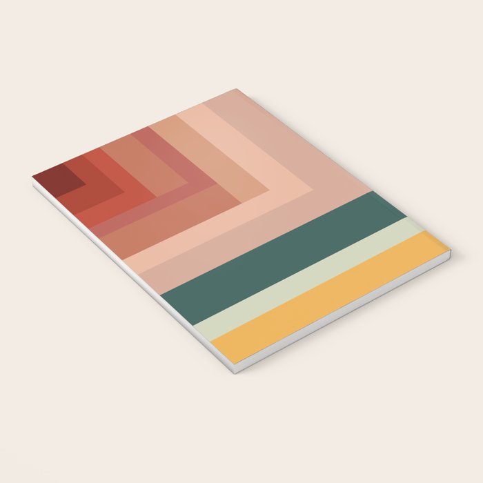 Broken Stripes warm Notebook Gallery Image 3