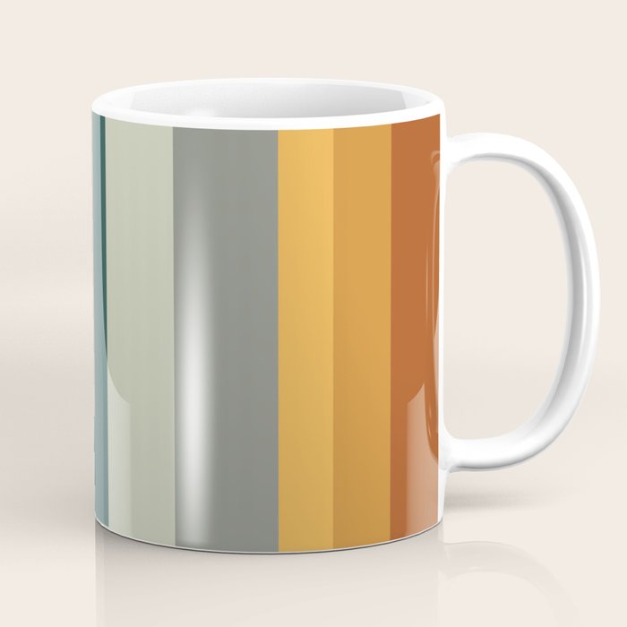 Broken Stripes warm Coffee Mug Gallery Image 1