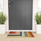 Broken Stripes warm Welcome Mat Gallery Image 3