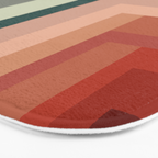 Broken Stripes warm Bath Mat Gallery Image 3