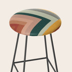 Broken Stripes warm Stool Gallery Image 2