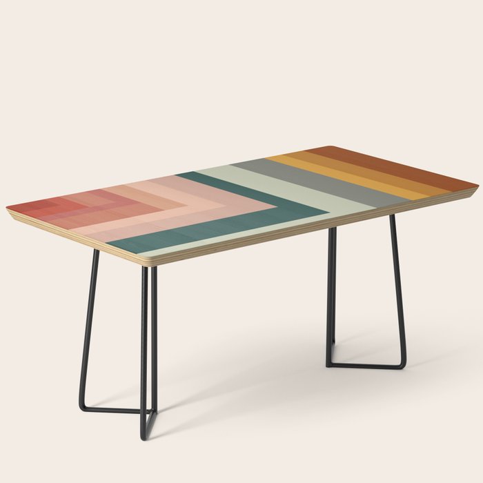 Broken Stripes warm Coffee Table Gallery Image 1