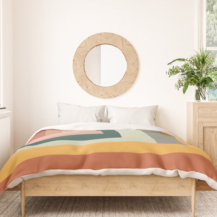 Broken Stripes warm Duvet Cover Gallery Image 3