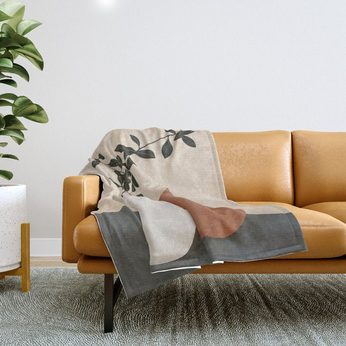 Vase Design 5 Throw Blanket Gallery Image 1