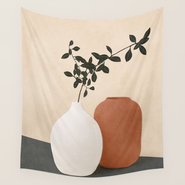 Vase Design 5 Wall Tapestry Gallery Image 4