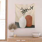 Vase Design 5 Wall Tapestry Gallery Image 2