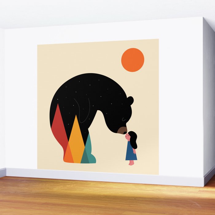 Nose To Nose Wall Mural Gallery Image 2