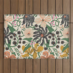 Merrick Floral - creme Outdoor Rug Gallery Image 1
