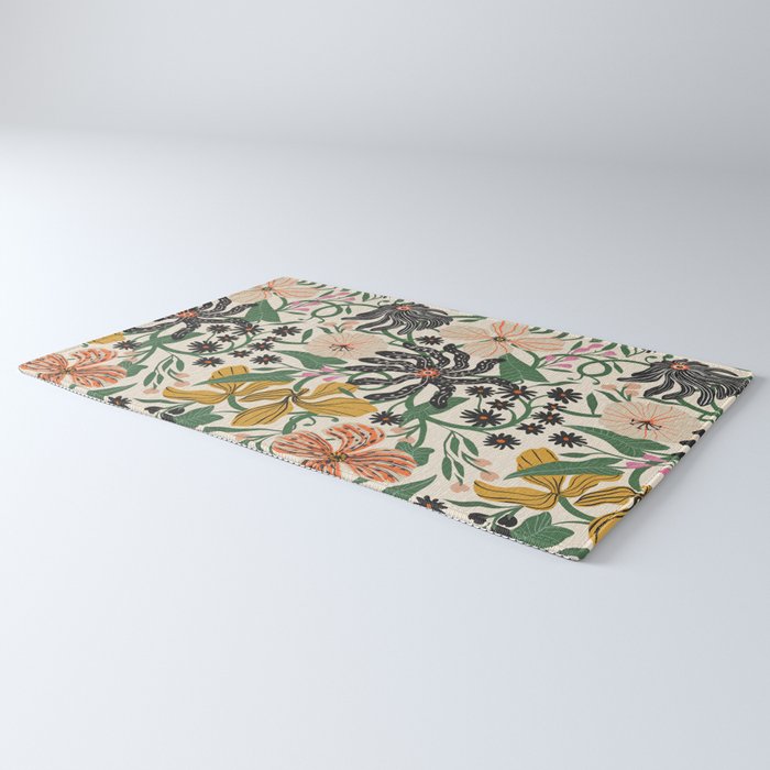 Merrick Floral - creme Rug Gallery Image 3