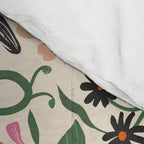 Merrick Floral - creme Comforter Gallery Image 4