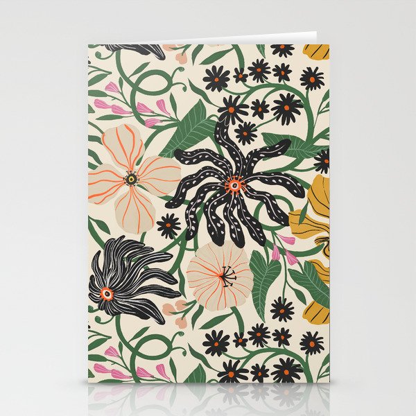 Merrick Floral - creme Stationery Card Gallery Image 2