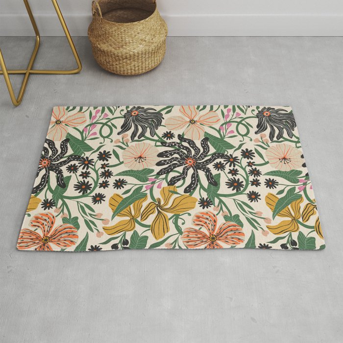 Merrick Floral - creme Rug Gallery Image 1