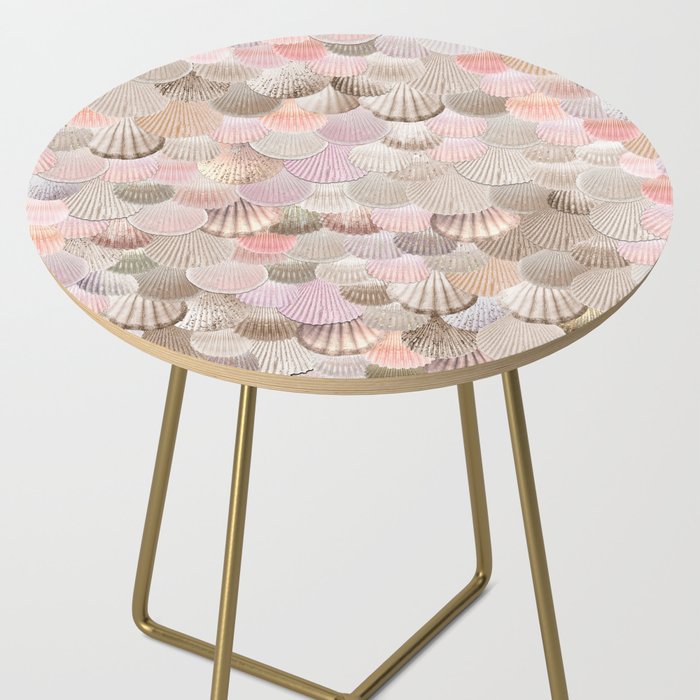 MERMAID SHELLS - CORAL ROSEGOLD Side Table Gallery Image 2