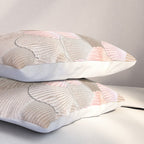 MERMAID SHELLS - CORAL ROSEGOLD Pillow Sham Gallery Image 3