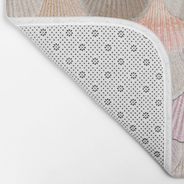 MERMAID SHELLS - CORAL ROSEGOLD Bath Mat Gallery Image 2