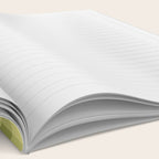 Gingham Large Lime Green Notebook Gallery Image 2