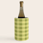 Gingham Large Lime Green Wine Chiller Gallery Image 1