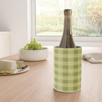 Gingham Large Lime Green Wine Chiller Gallery Image 4