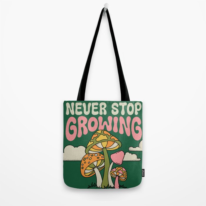 NEVER STOP GROWING Tote Bag Gallery Image 2