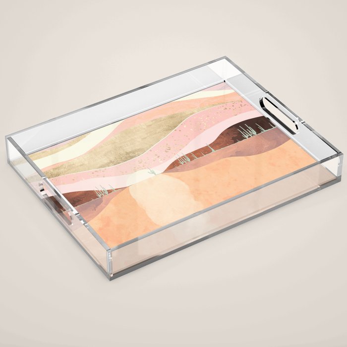 Desert Morning Acrylic Tray Gallery Image 1